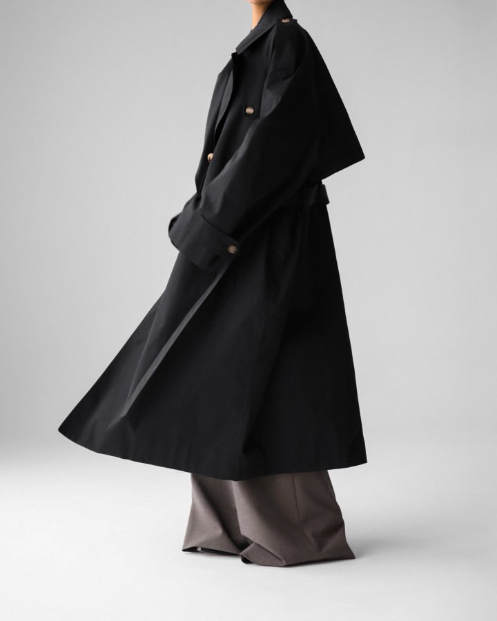 Paper Moon - Korean Women Fashion - #momslook - Classic Oversized Vintage Trench Coat