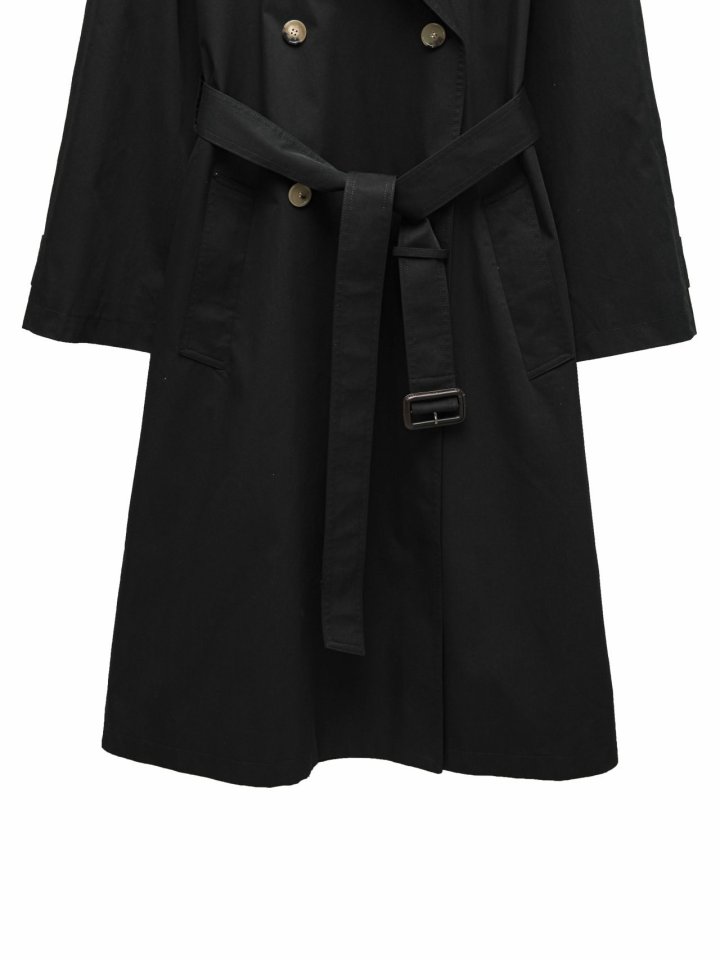 Paper Moon - Korean Women Fashion - #momslook - Classic Oversized Vintage Trench Coat - 11