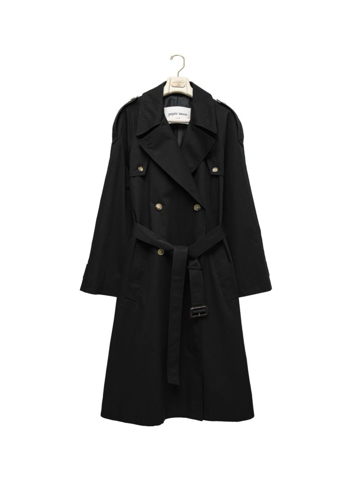 Paper Moon - Korean Women Fashion - #momslook - Classic Oversized Vintage Trench Coat - 5