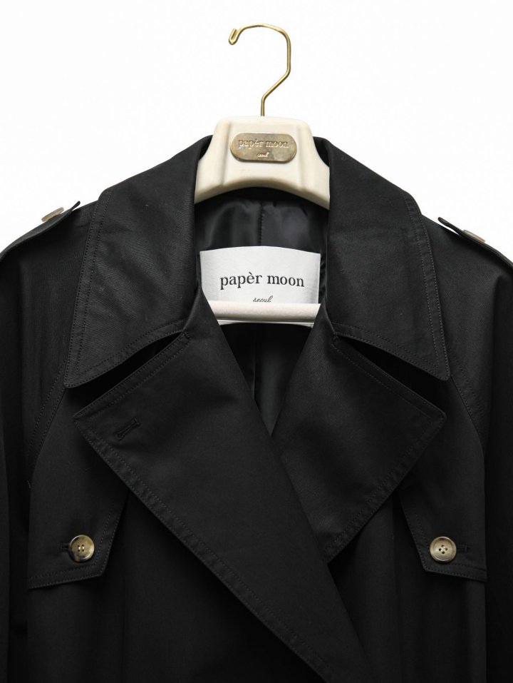 Paper Moon - Korean Women Fashion - #momslook - Classic Oversized Vintage Trench Coat - 9