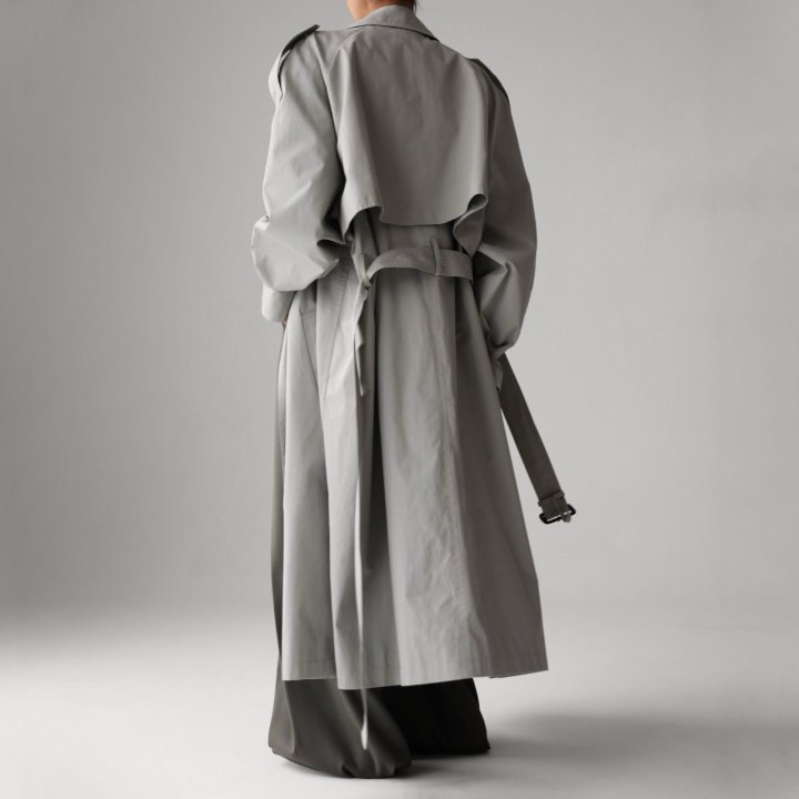 Paper Moon - Korean Women Fashion - #momslook - Classic Oversized Vintage Trench Coat - 7