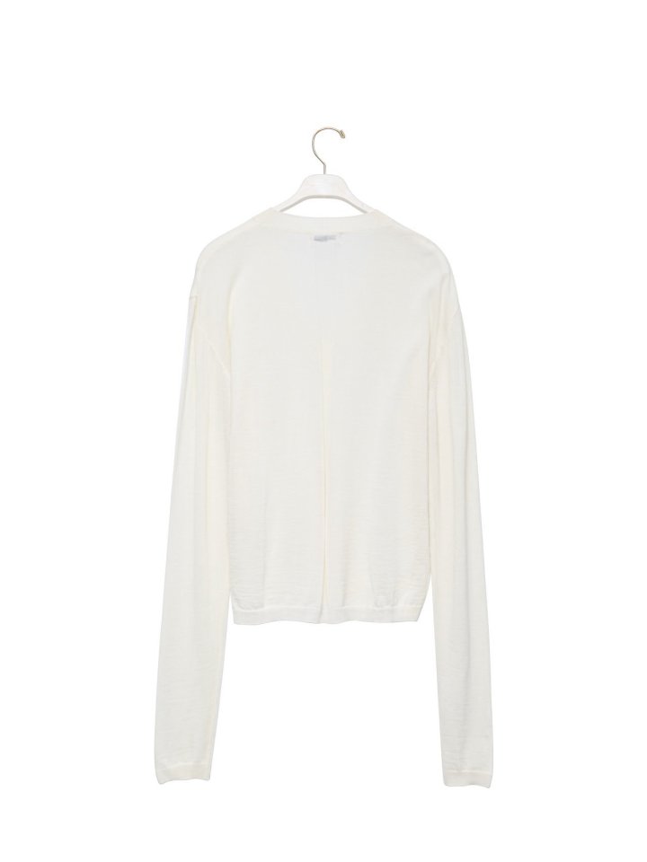 Paper Moon - Korean Women Fashion - #momslook - Wool Silk V-neck Knit Pullover - 6