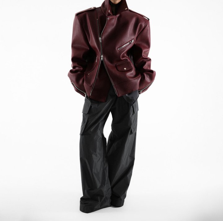 Paper Moon - Korean Women Fashion - #momslook - Nylon Cargo Wide Slacks - 5