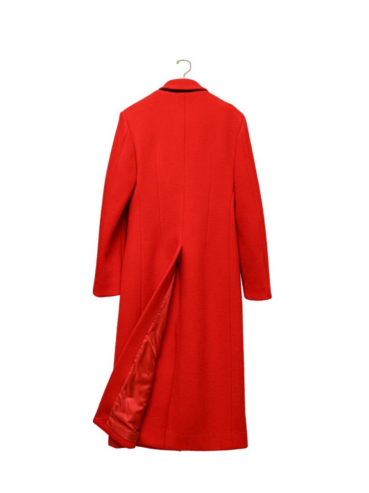 Paper Moon - Korean Women Fashion - #momslook - Virgin Wool Peak Lapel Tailored Maxi Coat - 11