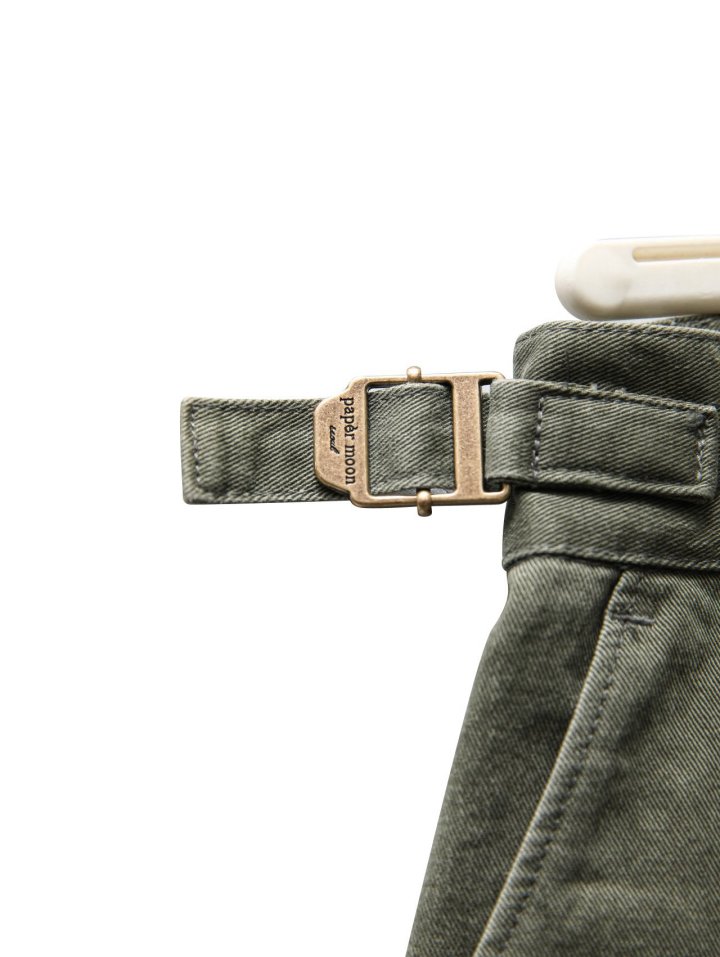 Paper Moon - Korean Women Fashion - #momslook - Washed Cotton Cargo Bermuda Shorts - 11