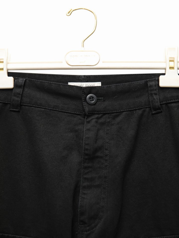 Paper Moon - Korean Women Fashion - #momslook - Washed Cotton Cargo Bermuda Shorts - 10