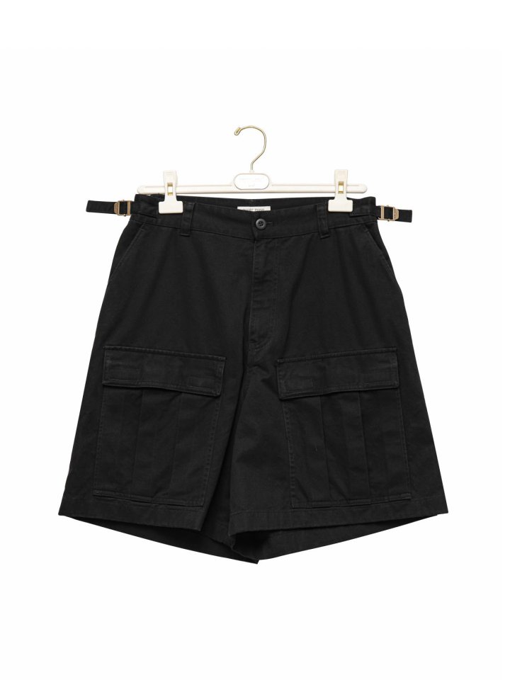 Paper Moon - Korean Women Fashion - #momslook - Washed Cotton Cargo Bermuda Shorts - 8