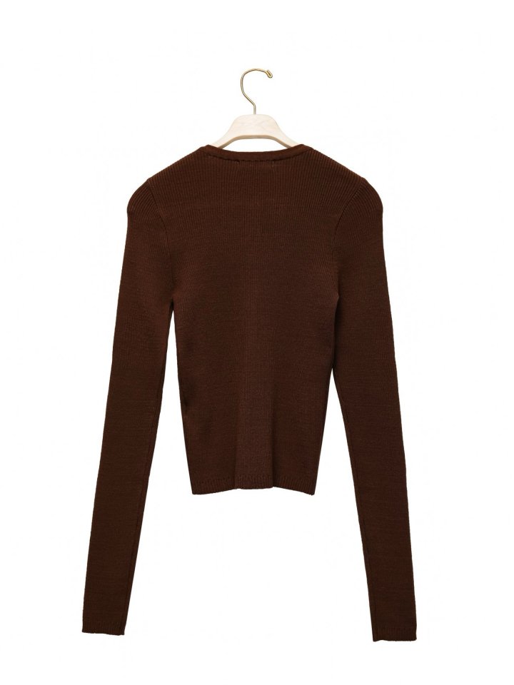 Paper Moon - Korean Women Fashion - #momslook - Ribbed Button Down Knit Cardigan - 8