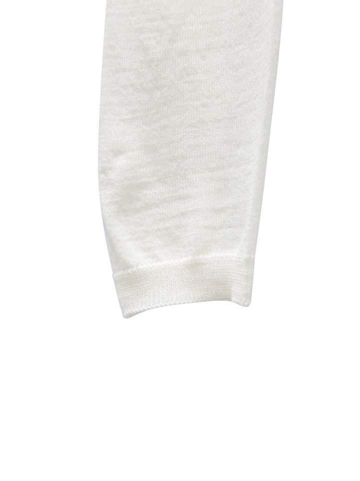 Paper Moon - Korean Women Fashion - #pursuepretty - Wool Silk V-neck Knit Pullover - 11
