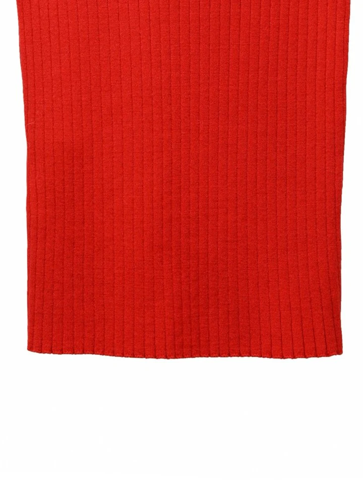 Paper Moon - Korean Women Fashion - #romanticstyle - Classic Rib Half Turtleneck Knit Top - 11
