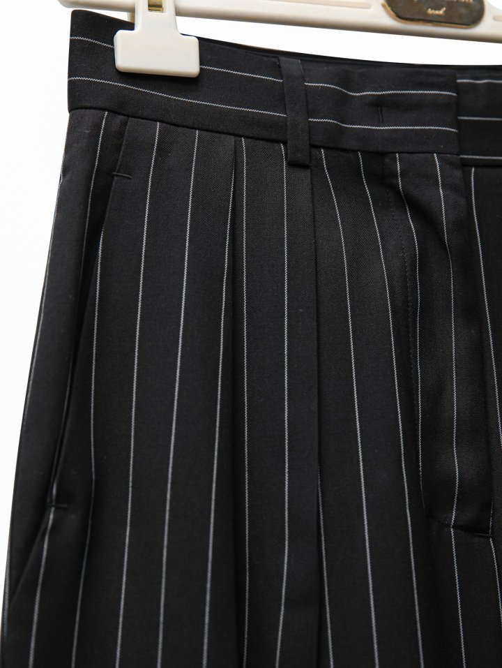 Paper Moon - Korean Women Fashion - #thatsdarling - Wide Pin Stripe Trousers - 10