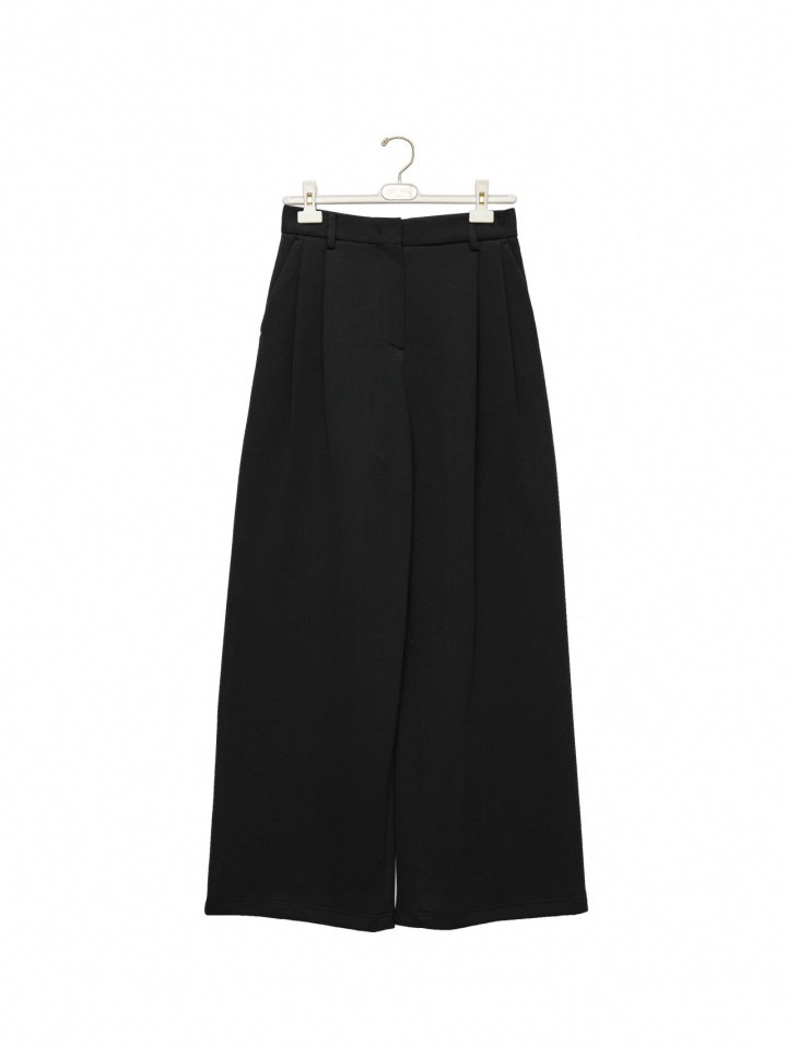 Paper Moon - Korean Women Fashion - #thelittlethings - Sweat Wide Pintuck Trousers - 7
