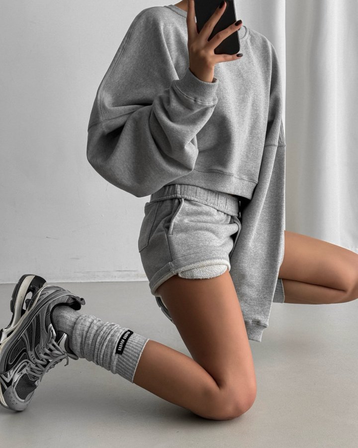 Paper Moon - Korean Women Fashion - #thelittlethings - Jersey Sweat Shorts - 5