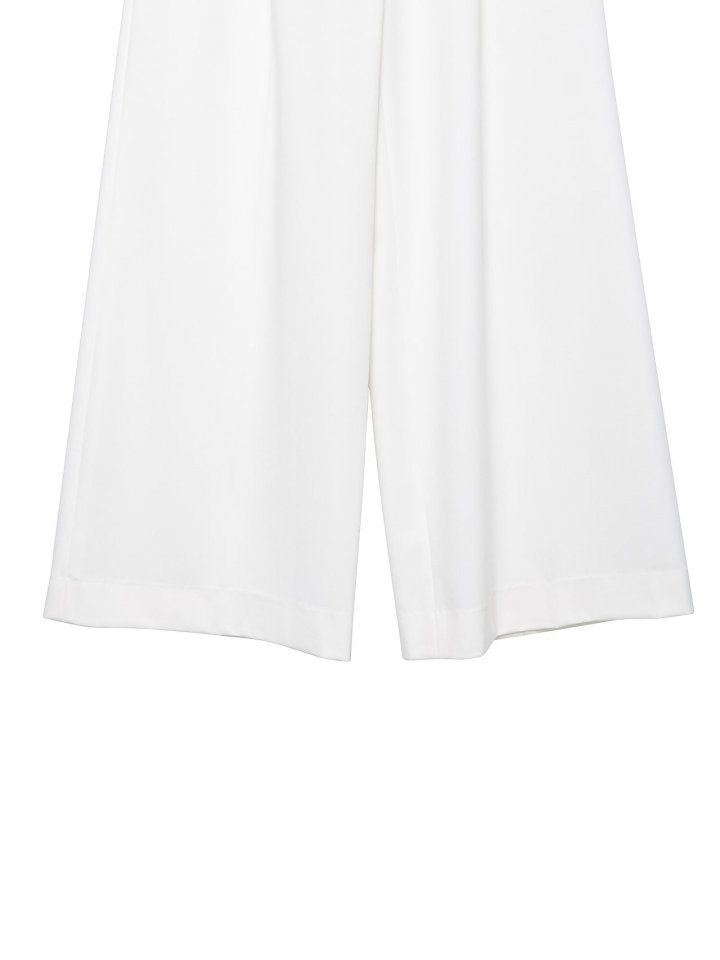 Paper Moon - Korean Women Fashion - #vintageinspired - Tailoered One Pintuck Wide Slacks - 7