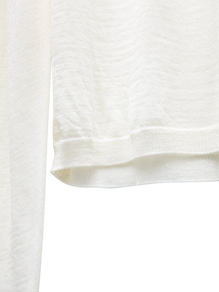 Paper Moon - Korean Women Fashion - #vintagekidsstyle - Wool Silk V-neck Knit Pullover - 10