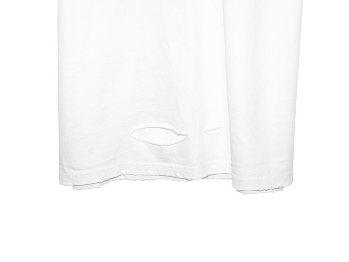 Paper Moon - Korean Women Fashion - #womensfashion - Oversized Pigment Cutting Detail Tee - 10