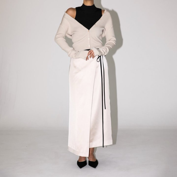 Paper Moon - Korean Women Fashion - #womensfashion - Ribbed Button Knit Cardigan - 2