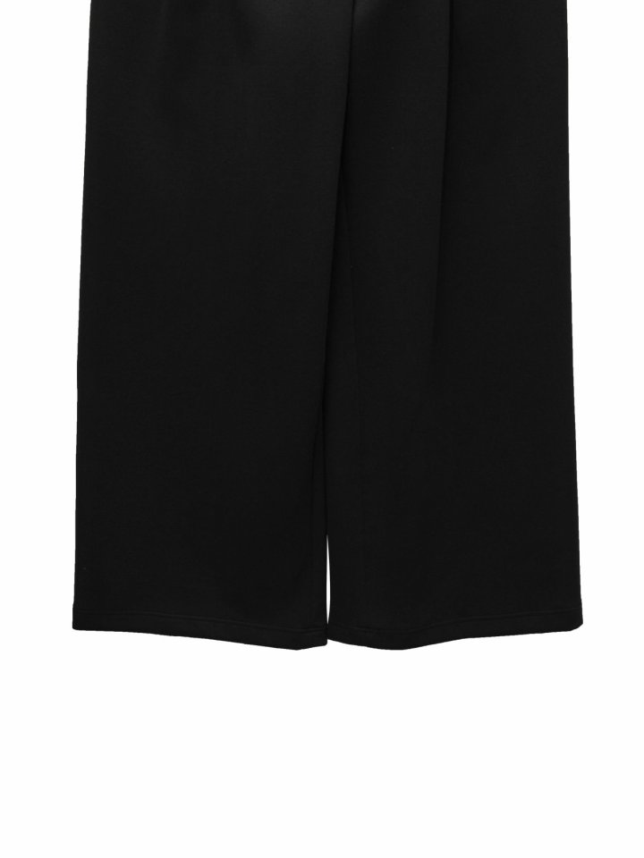 Paper Moon - Korean Women Fashion - #womensfashion - Sweat Wide Pintuck Trousers - 11