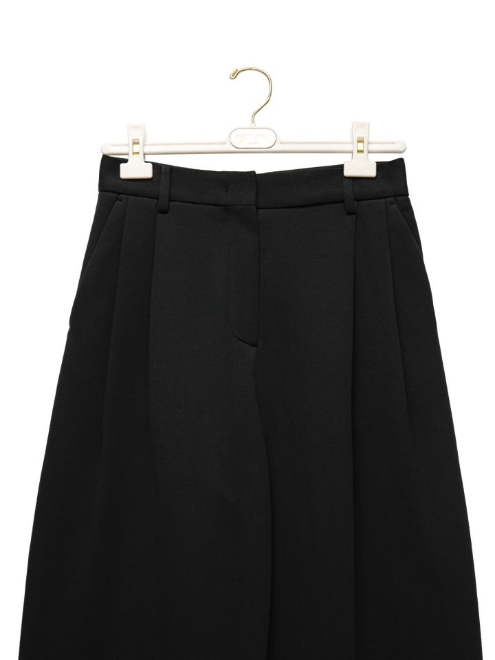 Paper Moon - Korean Women Fashion - #womensfashion - Sweat Wide Pintuck Trousers - 9