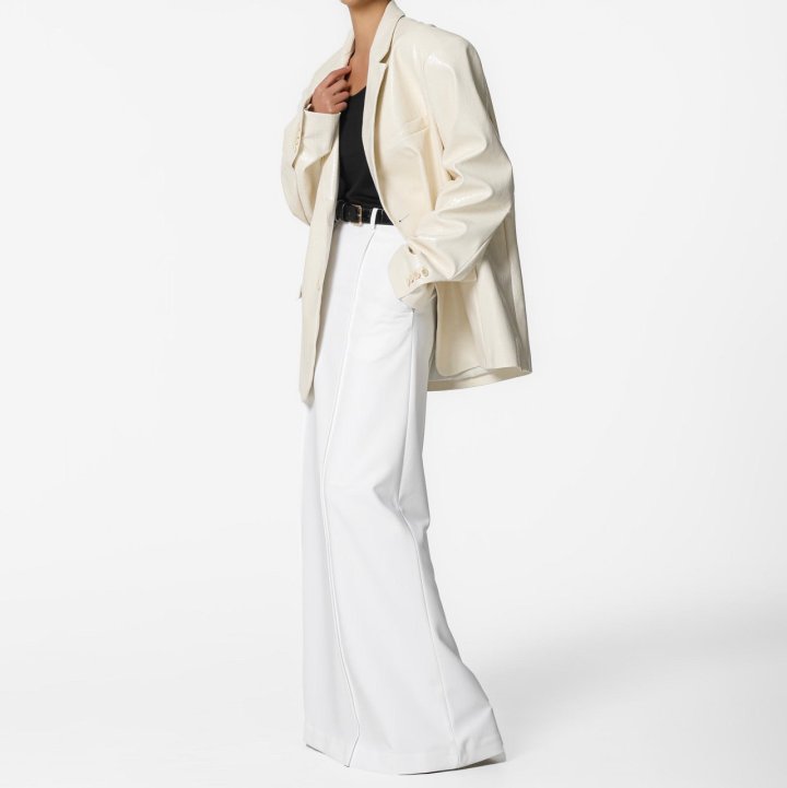 Paper Moon - Korean Women Fashion - #momslook - Pintuck Maxi Flare Skirt - 4