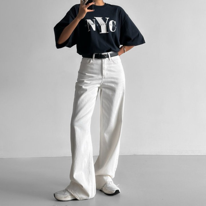 Paper Moon - Korean Women Fashion - #womensfashion - NYC Vintage Print Tee - 3