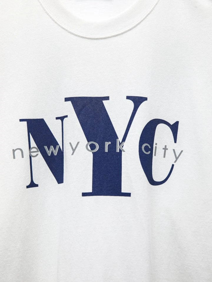 Paper Moon - Korean Women Fashion - #womensfashion - NYC Vintage Print Tee - 8