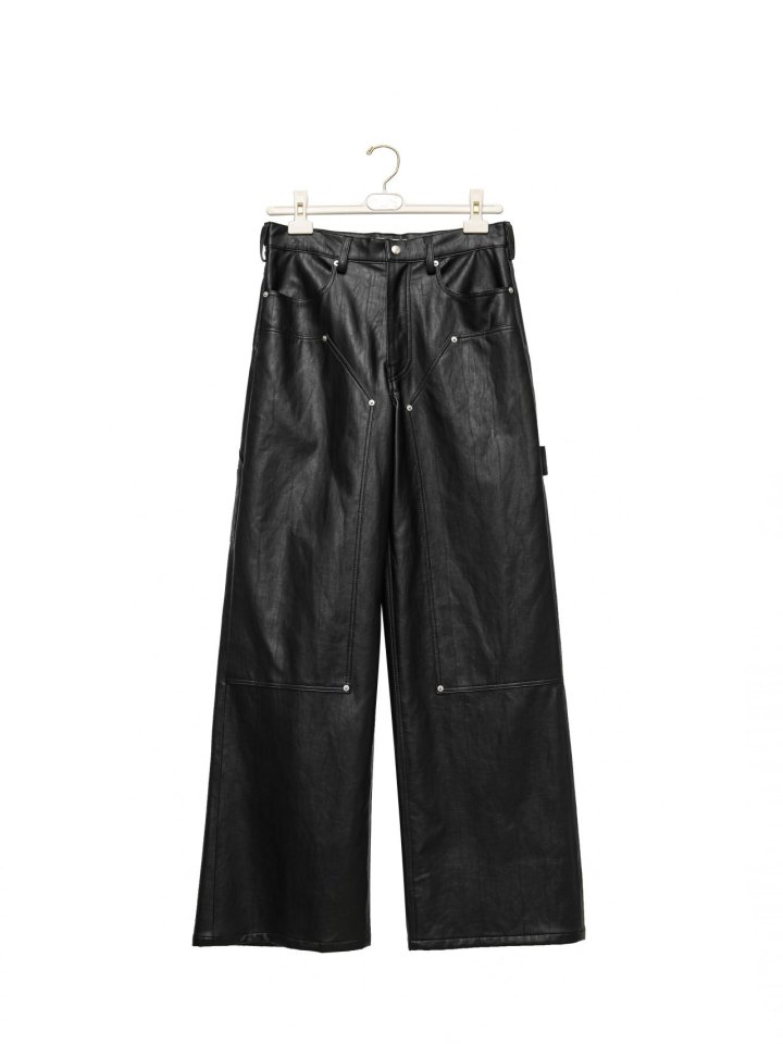 Paper Moon - Korean Women Fashion - #womensfashion - Vivid Vegan Carpender Trouser - 7