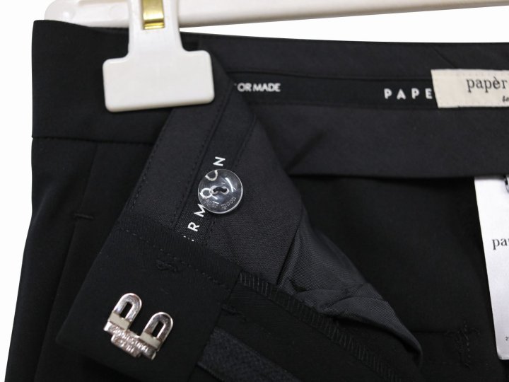 Paper Moon - Korean Women Fashion - #womensfashion - Low Waist Double Pleats Wide Trouser - 8