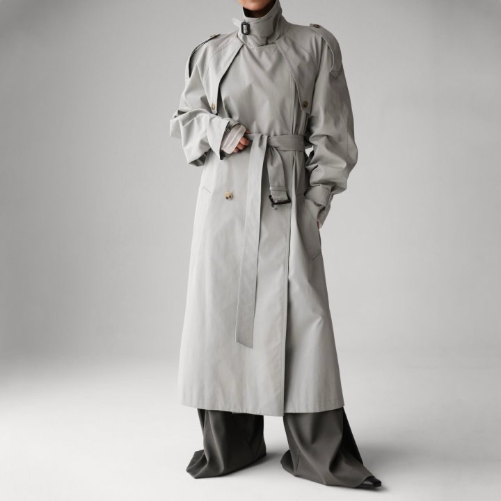 Paper Moon - Korean Women Fashion - #womensfashion - Classic Oversized Vintage Trench Coat - 2