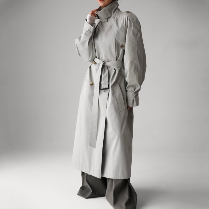 Paper Moon - Korean Women Fashion - #momslook - Classic Oversized Vintage Trench Coat - 4