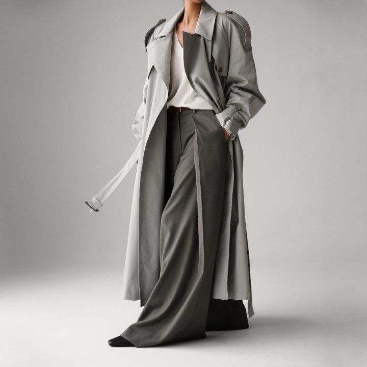Paper Moon - Korean Women Fashion - #womensfashion - Classic Oversized Vintage Trench Coat - 6