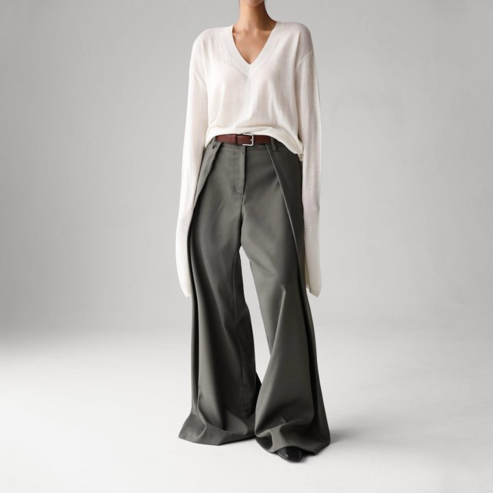 Paper Moon - Korean Women Fashion - #womensfashion - Lux Squared Double Wrap Wide Touser
