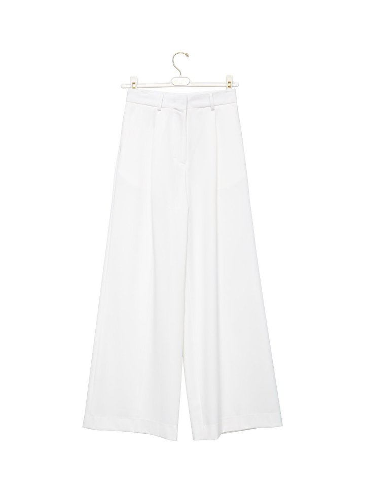 Paper Moon - Korean Women Fashion - #womensfashion - Tailoered One Pintuck Wide Slacks - 2