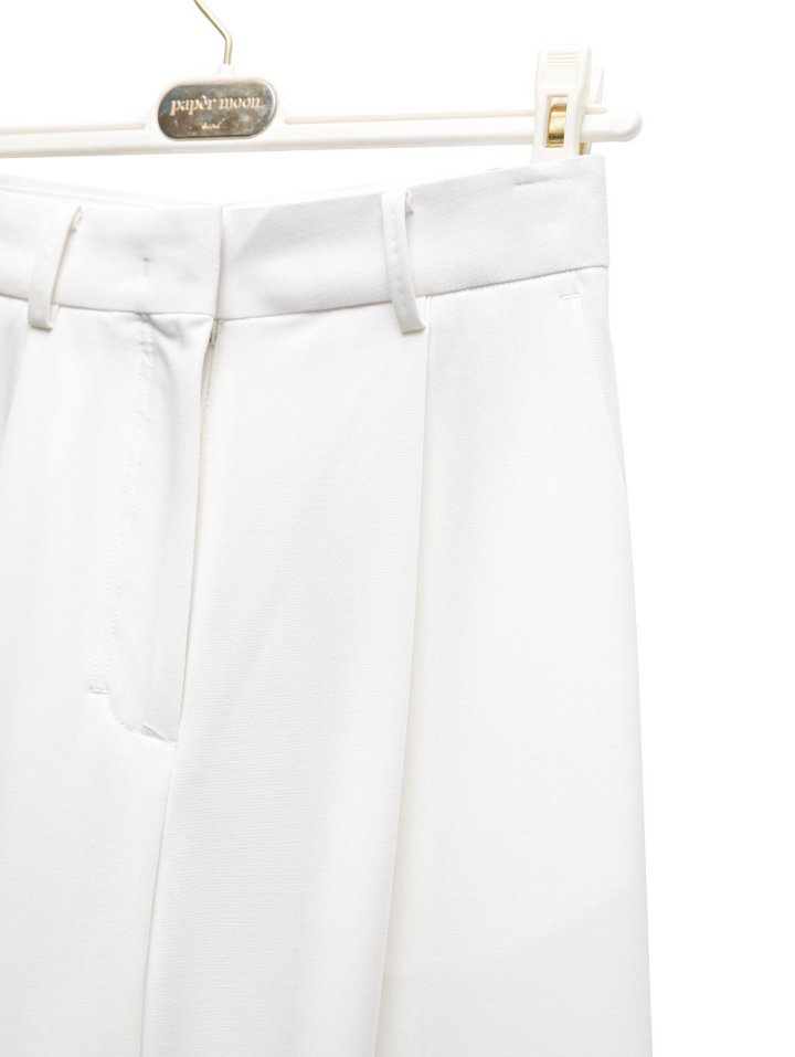 Paper Moon - Korean Women Fashion - #womensfashion - Tailoered One Pintuck Wide Slacks - 6