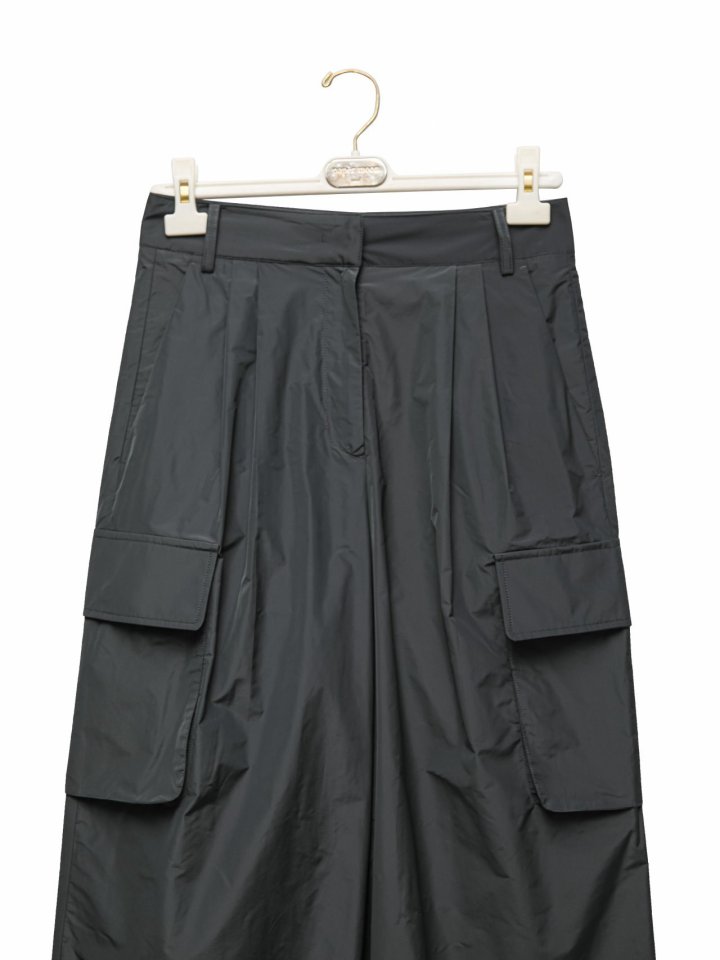 Paper Moon - Korean Women Fashion - #womensfashion - Nylon Cargo Wide Slacks - 10