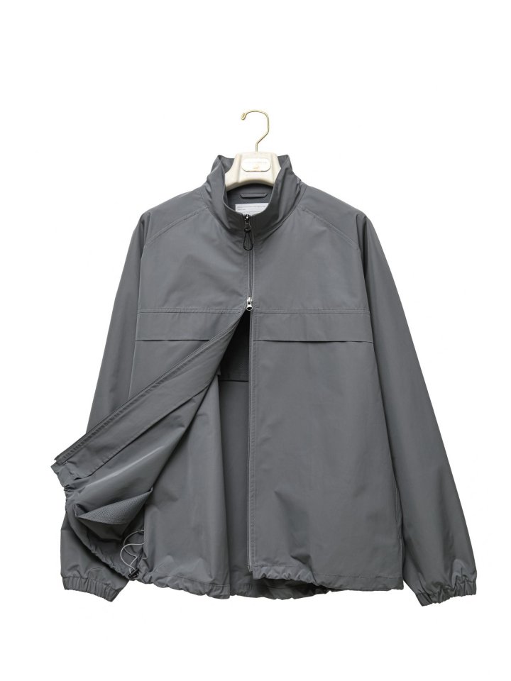Paper Moon - Korean Women Fashion - #womensfashion - Renylon Color Black Full Zipped Jacket - 11