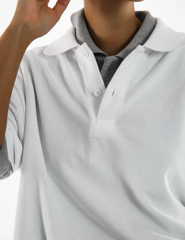 Paper Moon - Korean Women Fashion - #womensfashion - Classic Oversized Two Button PK Collar Polo Tee - 5