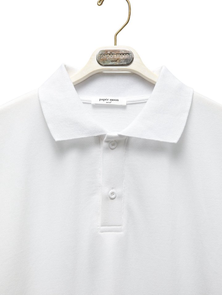 Paper Moon - Korean Women Fashion - #womensfashion - Classic Oversized Two Button PK Collar Polo Tee - 9