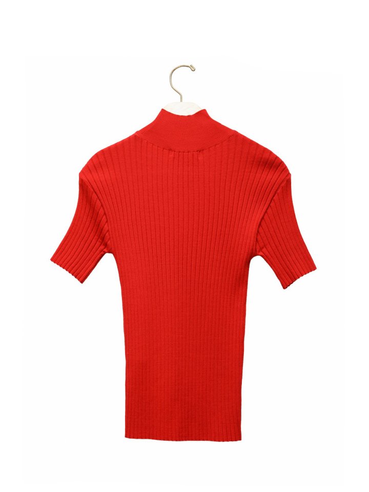 Paper Moon - Korean Women Fashion - #womensfashion - Classic Rib Half Turtleneck Knit Top - 6