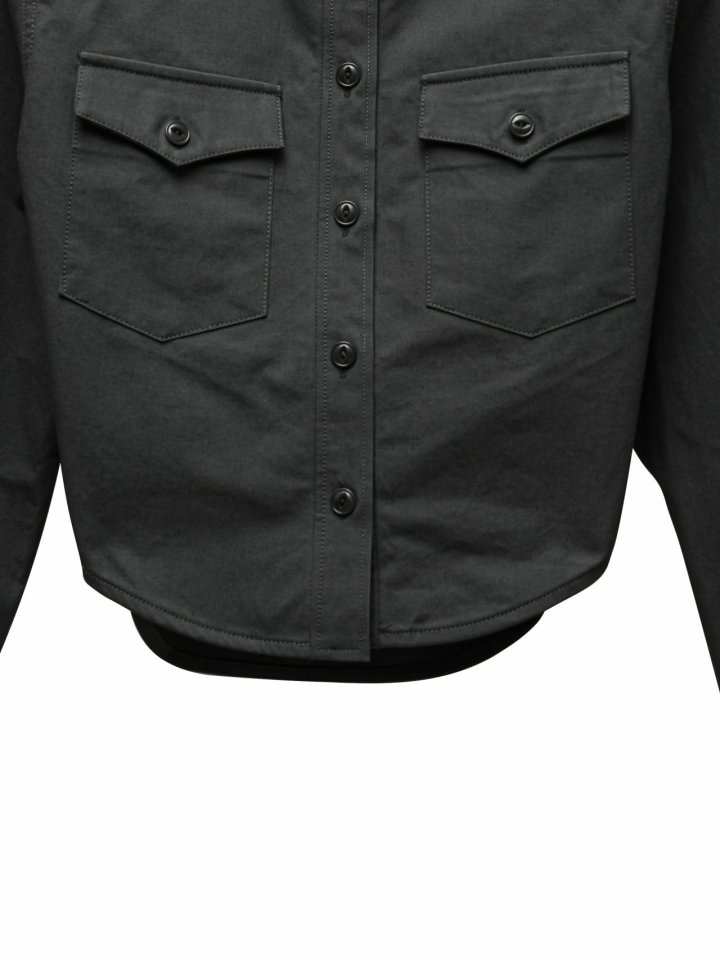 Paper Moon - Korean Women Fashion - #womensfashion - Heavy Cotton Padded Crop Shirt Jacket - 10