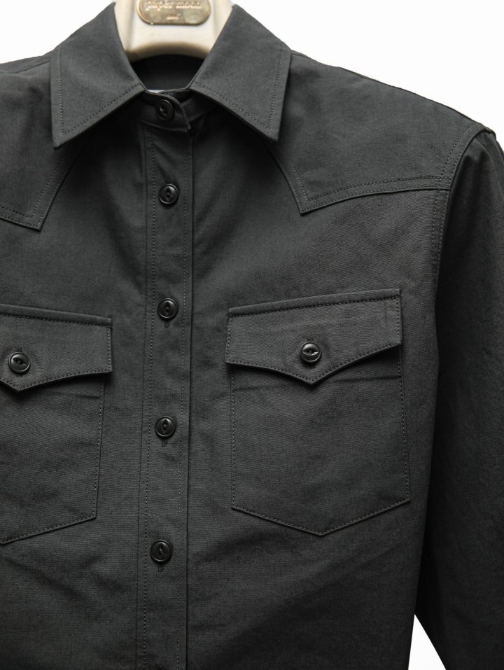 Paper Moon - Korean Women Fashion - #womensfashion - Heavy Cotton Padded Crop Shirt Jacket - 8