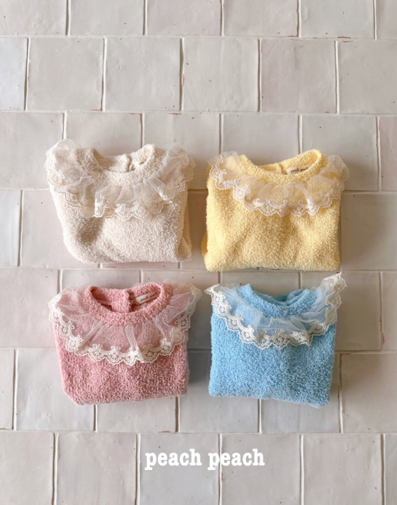 Peach Peach - Korean Children Fashion - #Kfashion4kids - Creamy Knit - 3