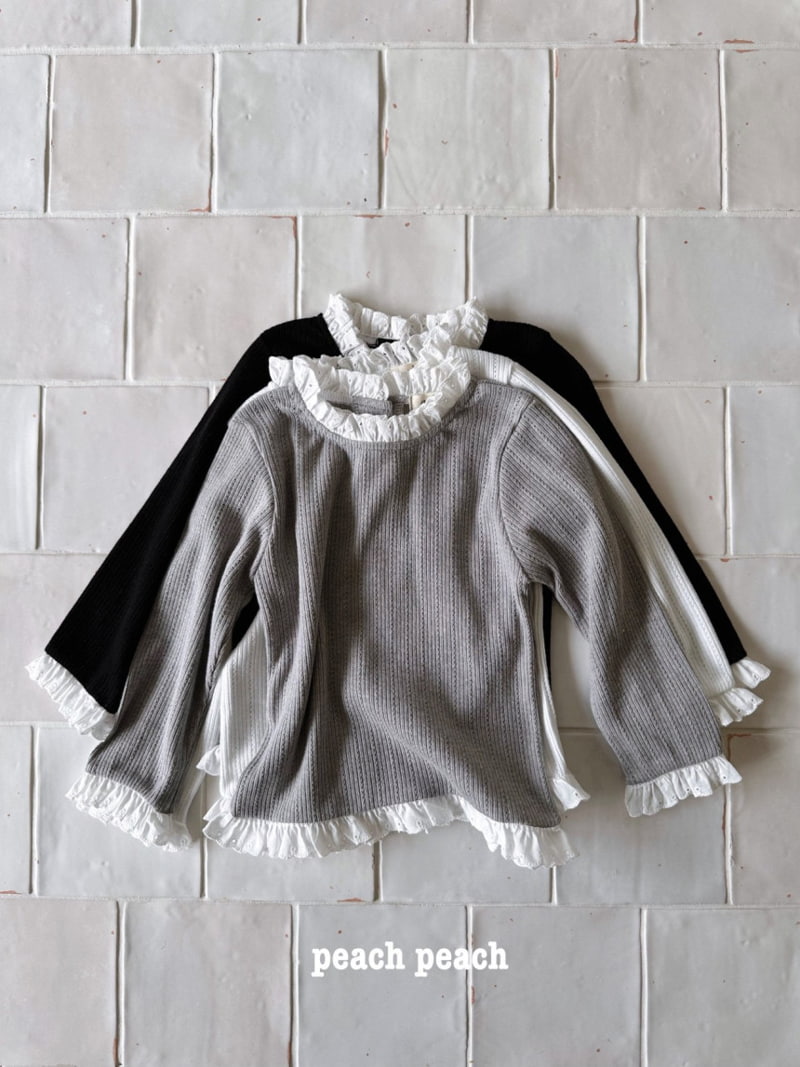 Peach Peach - Korean Children Fashion - #childrensboutique - Levain Tee