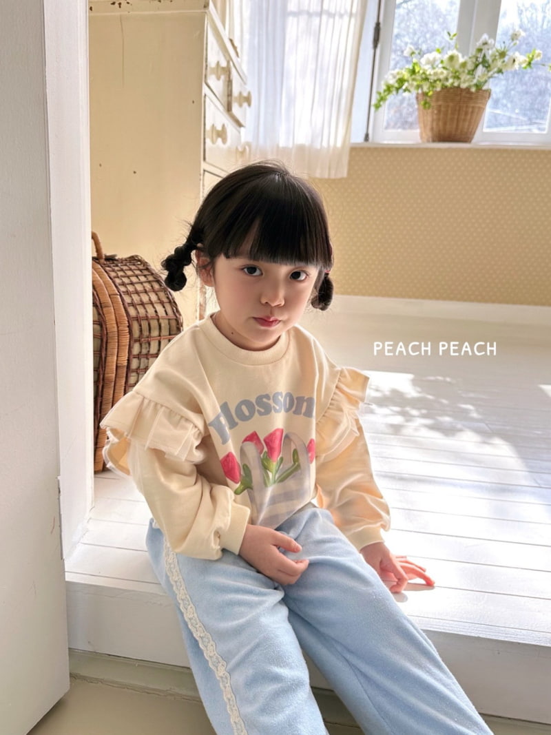 Peach Peach - Korean Children Fashion - #childrensboutique - Blossom Sweatshirts - 9