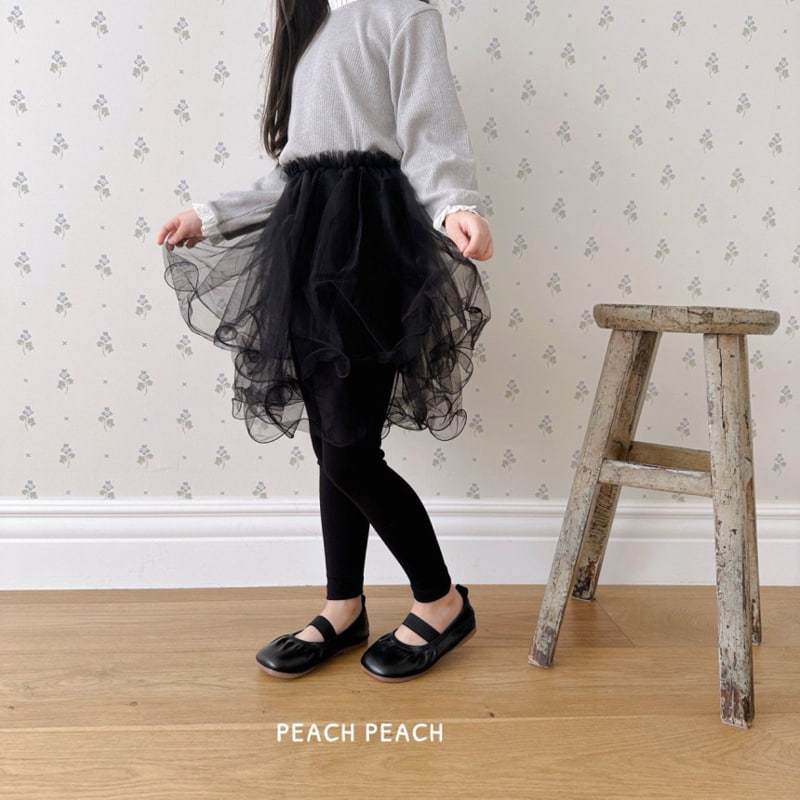 Peach Peach - Korean Children Fashion - #childrensboutique - Darling Tutu Skirt Leggings - 6