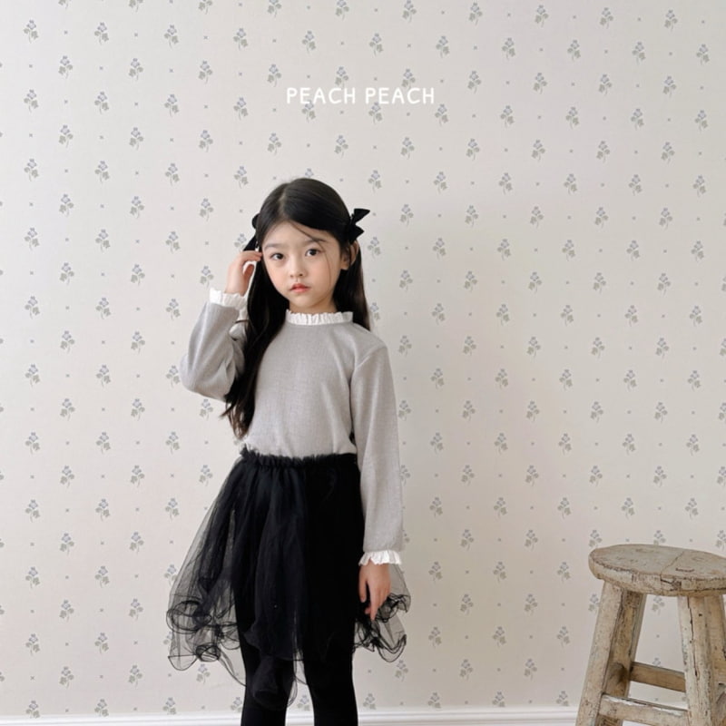 Peach Peach - Korean Children Fashion - #designkidswear - Levain Tee - 2