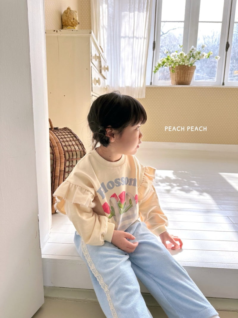 Peach Peach - Korean Children Fashion - #designkidswear - Blossom Sweatshirts - 10
