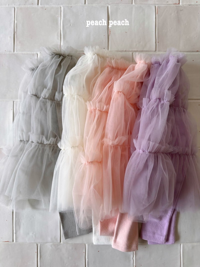 Peach Peach - Korean Children Fashion - #designkidswear - Sugar Tutu Skirt Leggings