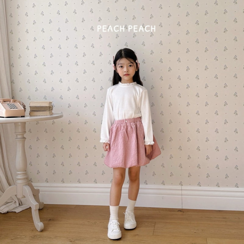 Peach Peach - Korean Children Fashion - #fashionkids - Mayo Skirt - 10