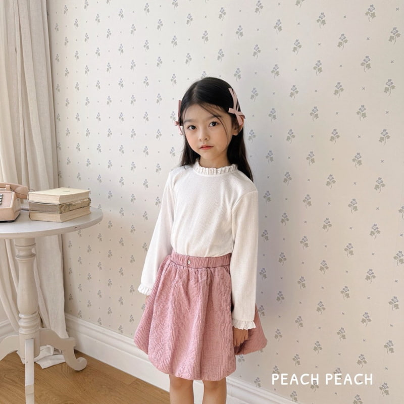 Peach Peach - Korean Children Fashion - #kidsshorts - Mayo Skirt - 11